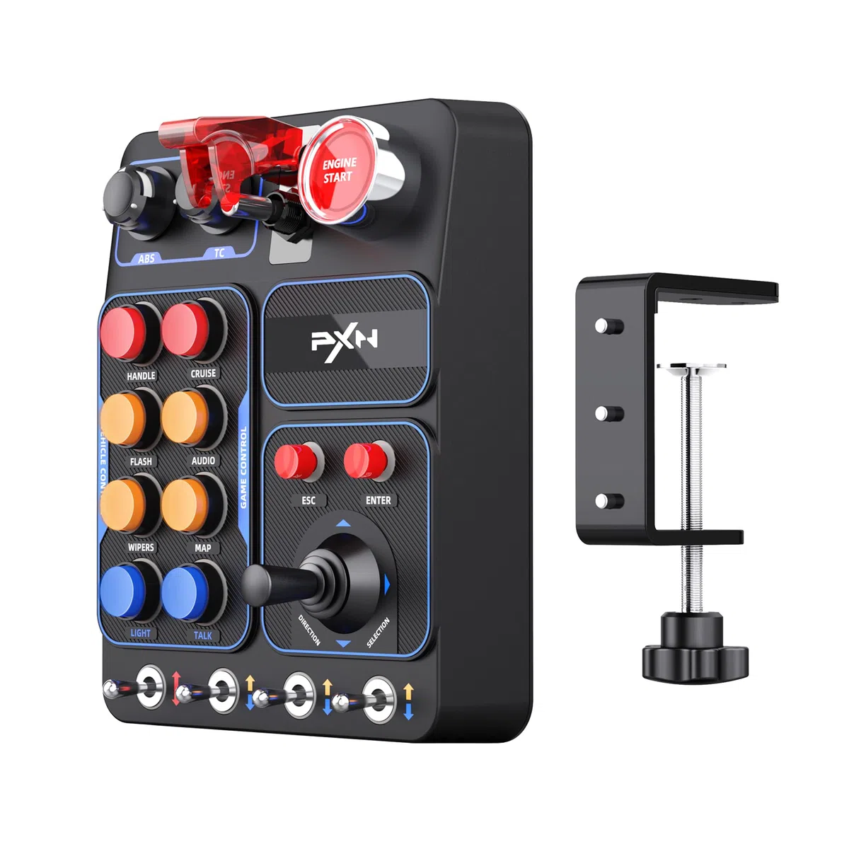 PXN CB1 Extender Boîtier de contrôle PC programmable Panneau Cammand pour simulateur de camion américain, simulateur de camion européen 2