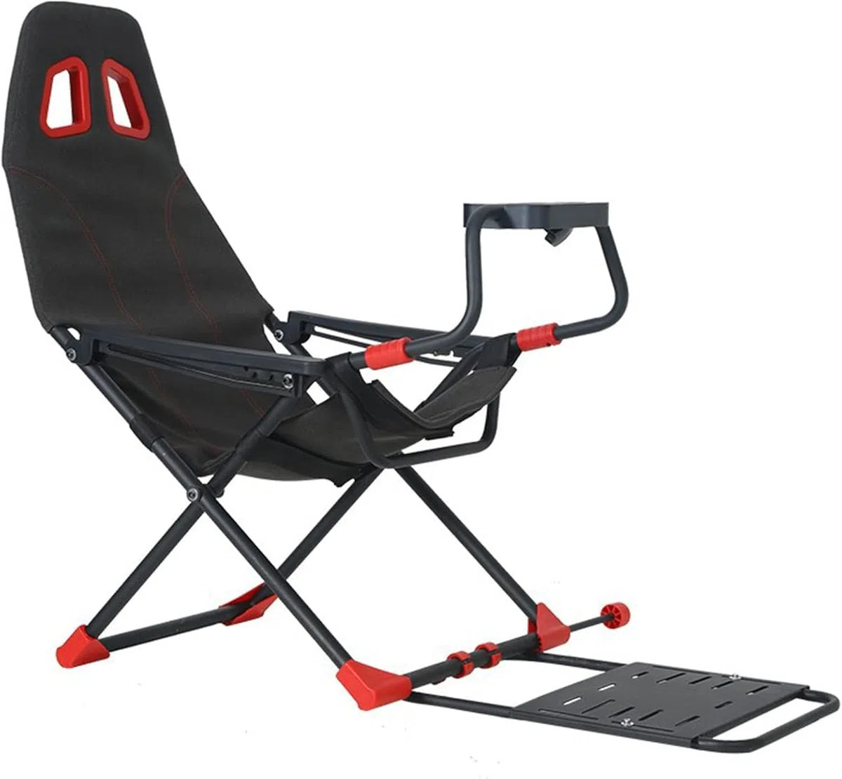 Simulateur de course réglable avec siège pliable compatible avec Xbox One PS4 PC