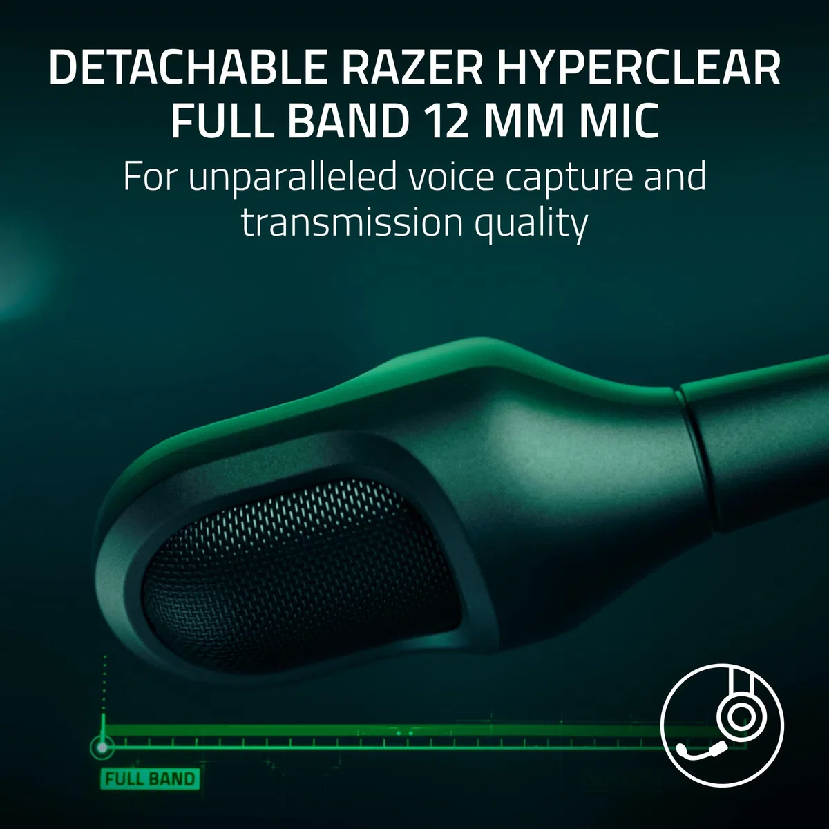 Razer BlackShark V3 Pro Casque de Jeu sans Fil ANC pour Xbox : Micro Full Band – Pilotes 50 mm – 2,4 GHz, Bluetooth, USB, 3,5 mm – Fonctionne avec PC, Mac, PS5, Nintendo Switch – Longue durée de Vie