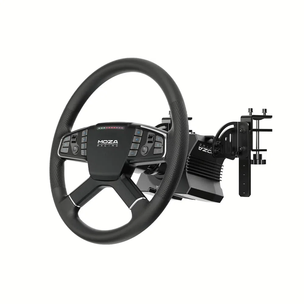 MOZA R5 Truck Driving Simulator Volant PC Direct Drive 5,5 Nm avec Pédales