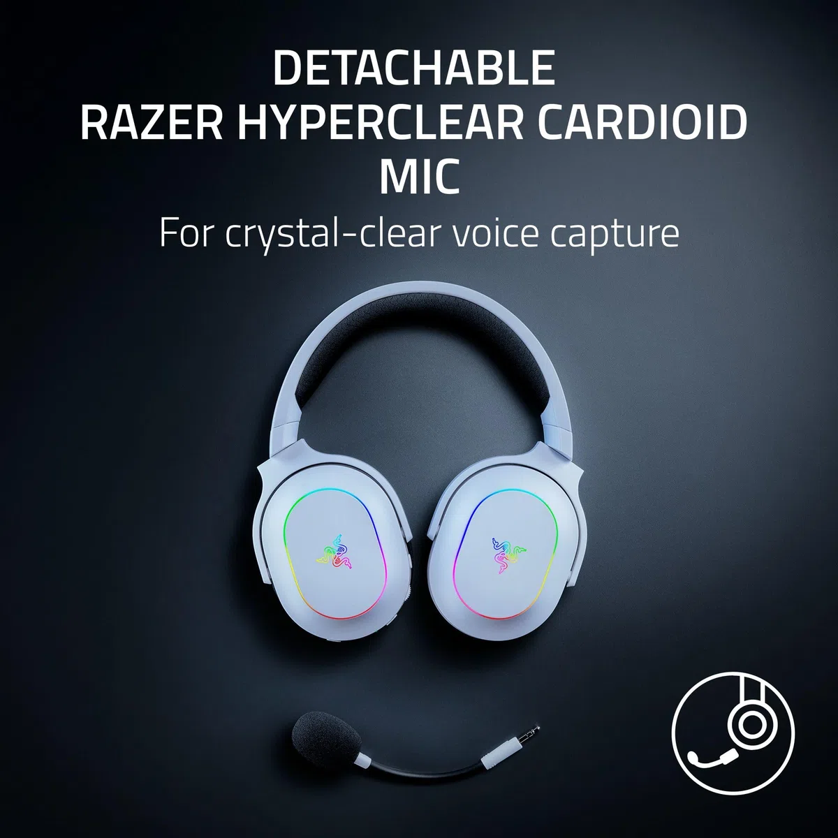 Razer Barracuda X Chroma Casque de Jeu sans Fil : 2,4 GHz sans Fil et Bluetooth – Léger – Chroma RVB – Pilotes de 40 mm – Micro cardioïde – Batterie de 70 Heures – pour PC, Mac, PS5, Switch