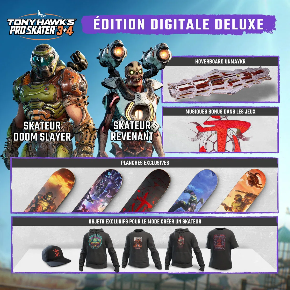 Tony Hawk's Pro Skater 3 + 4 Digital Deluxe Upgrade │ Xbox One/Series X│S & Windows - Code jeu à télécharger