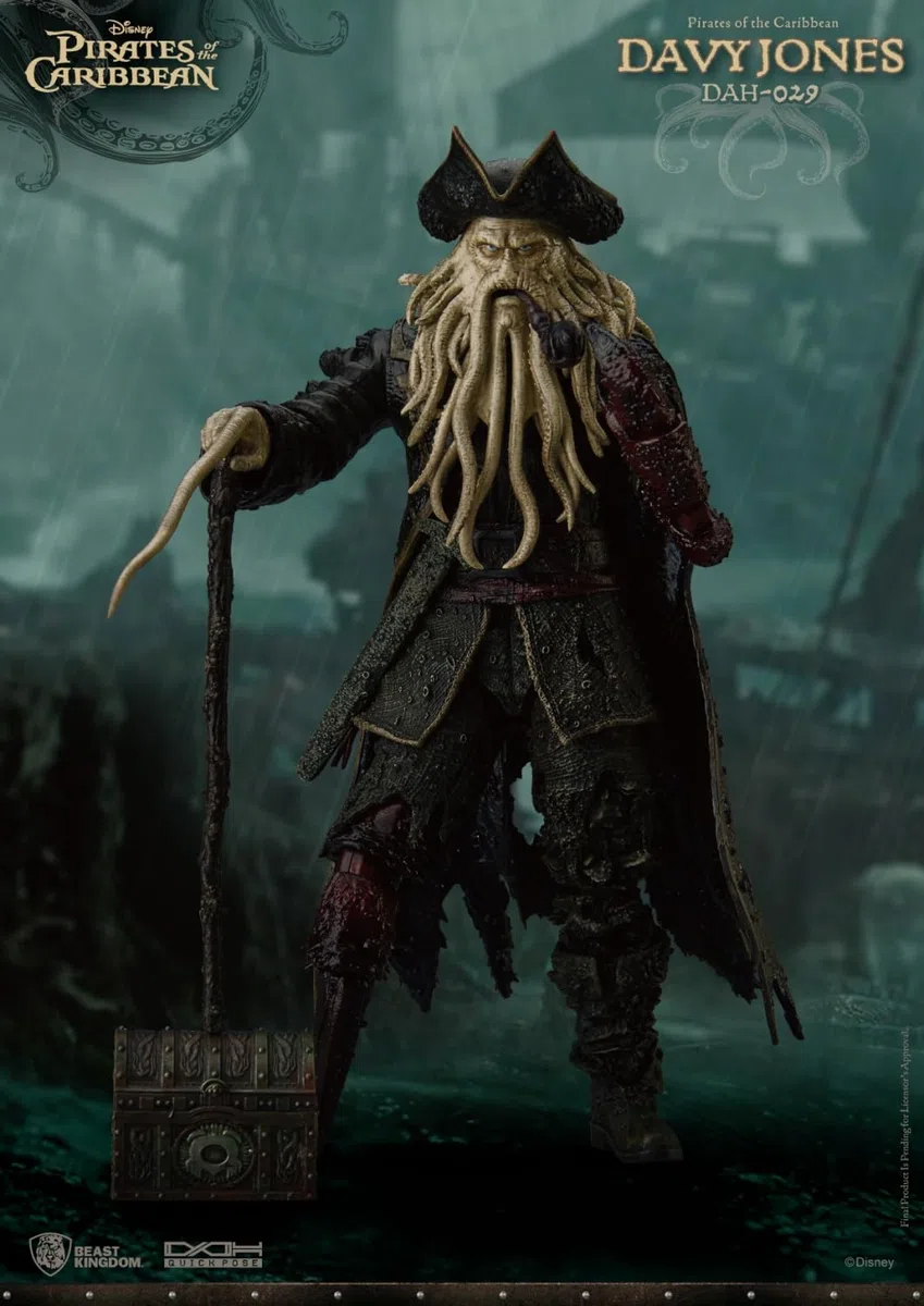Beast Kingdom - Pirates of The Caribbean: Worlds End - DAH-029 Dynamic 8-Ction Heroes Davy Jones Action Figure