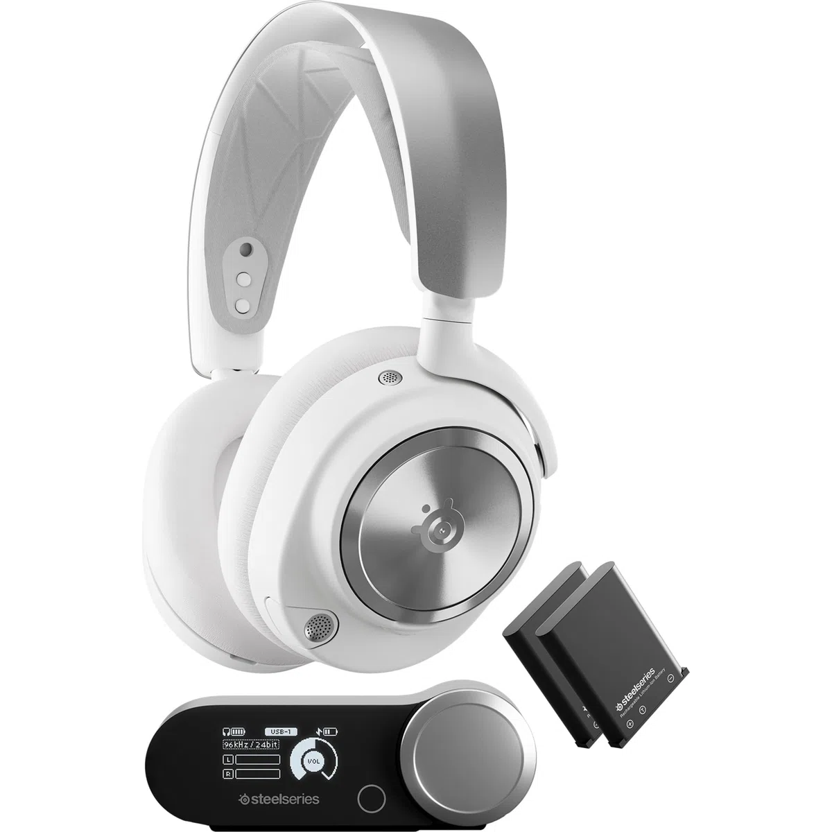 SteelSeries Arctis Nova Pro Wireless P Auriculares Gaming Inalámbricos Blancos Para PC/PS5