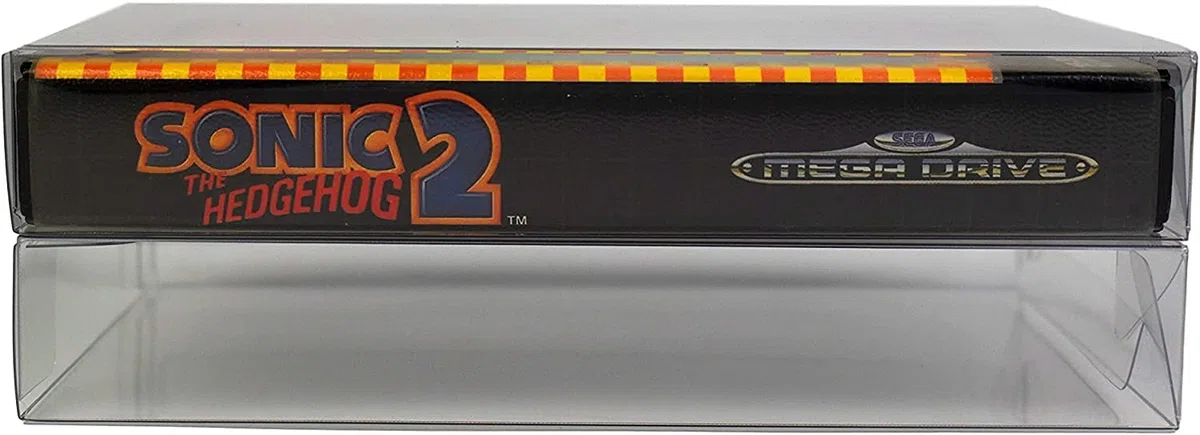 Link-e : 10 X Boitier de Protection Plastique pour Boite de Jeu Compatible avec Console SEGA Megadrive - Genesis et Master System