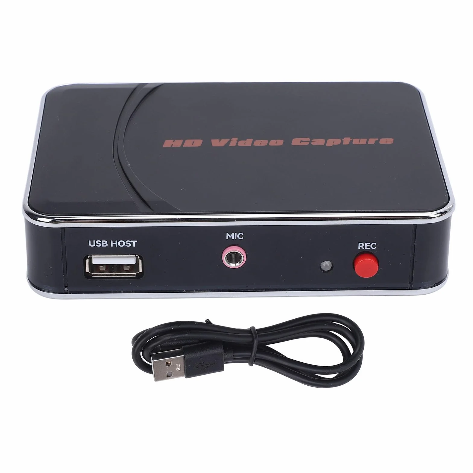 Carte de Capture Vidéo, Carte de Capture Vidéo Audio, Carte de Capture USB 4K Boucle HDMI Out, Intégrée dans la Capture de Jeu Vidéo Mic 1080p de 3,5 Mm pour le Streaming,