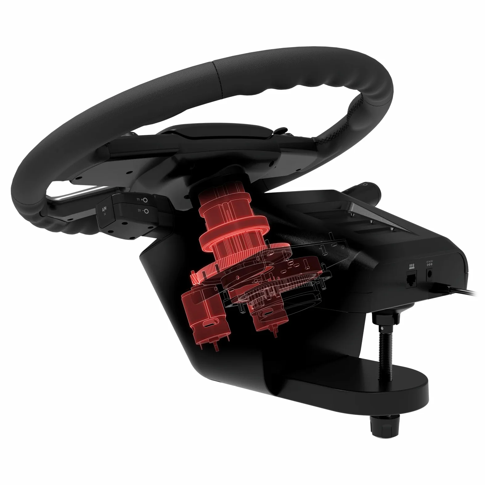 HORI Système de contrôle de camion pour Windows 11/10 avec volant à rétroaction de force, panneau de commande de changement de vitesse et pédales