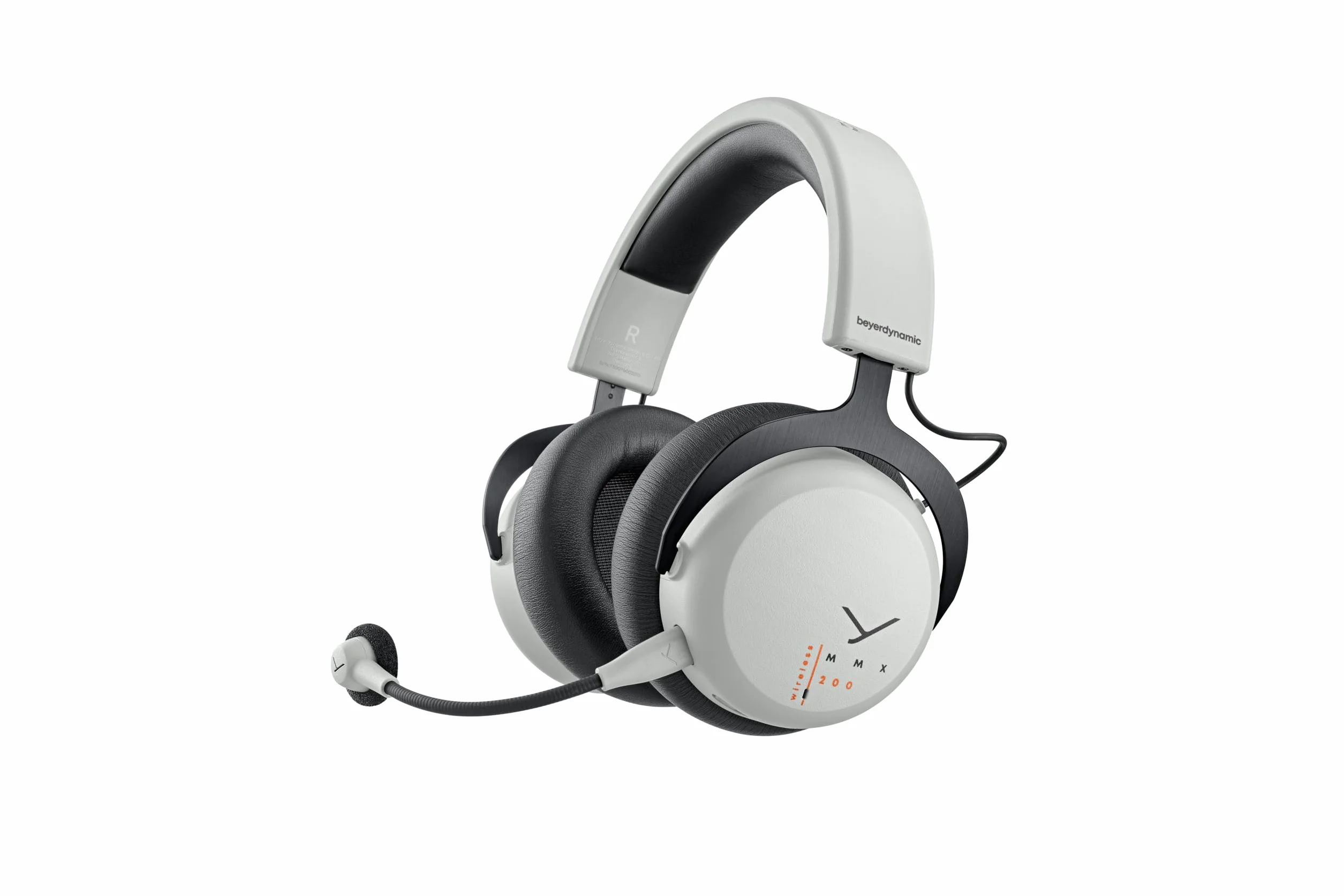 beyerdynamic MMX 200 Casque de jeu sans fil gris avec microphone, casque sans fil avec dongle USB, convient pour PC, Xbox, Playstation et Nintendo Switch, 730076
