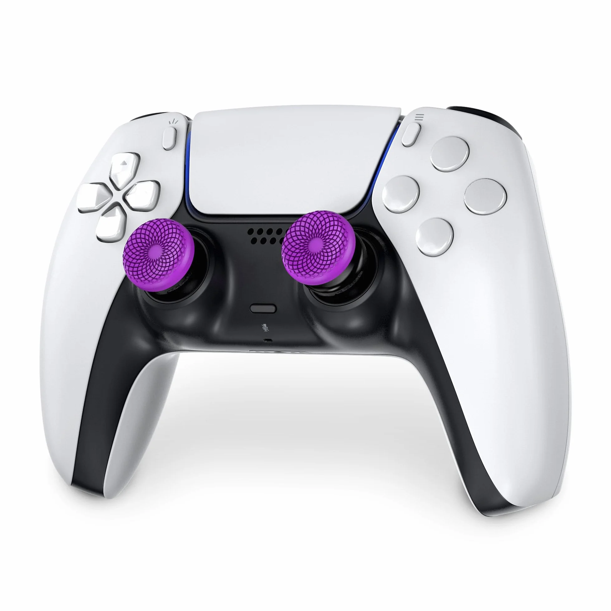 KontrolFreek FPS Freek Frenzy Grips pour Manette PS5 | 1 Rehausseur Haut & 1 Milieu pour PS5 & PS4 | Plus de Précision & Contrôle FPS | Violet