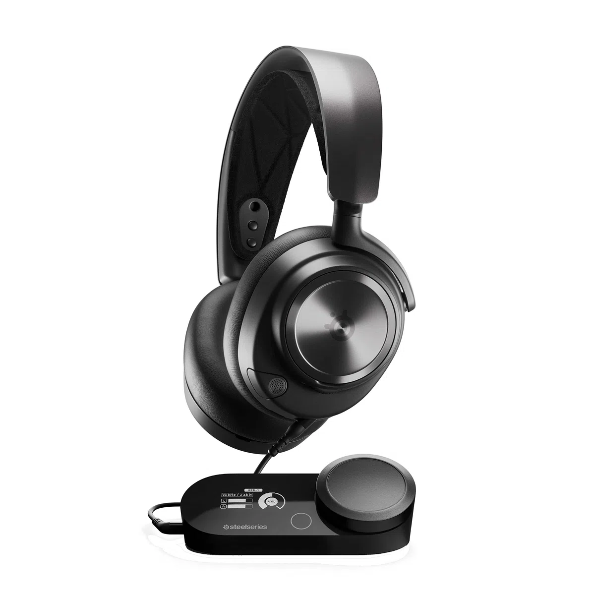 SteelSeries Arctis Nova Pro - Casque Gaming Multi-système - Son Hi-Res - Son Spatial 360° & QcK - Tapis de Souris de Jeu en Tissu - Surface Exclusive Micro tissée