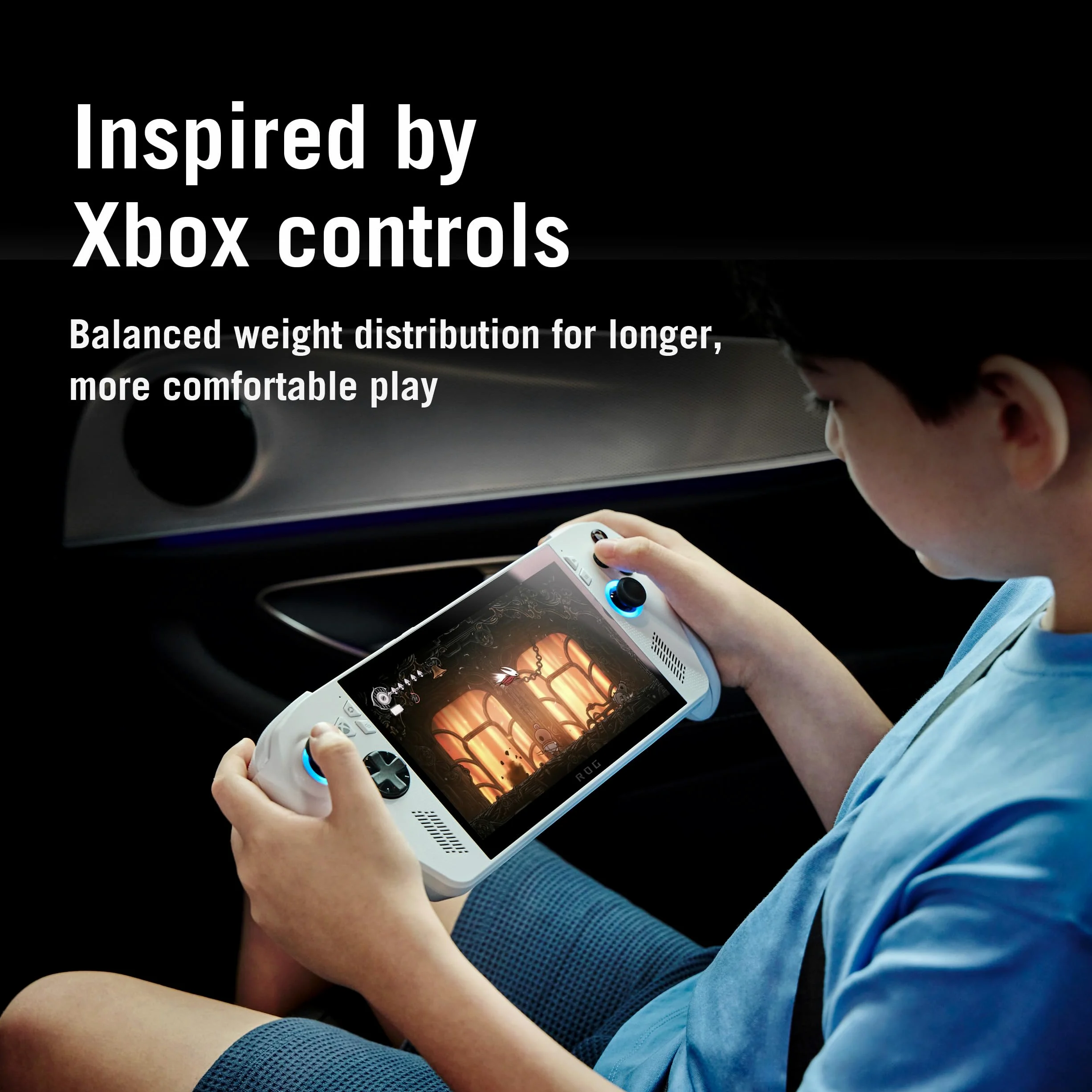 ASUS ROG Xbox Ally Gaming Portable Écran tactile IPS 7" 120 Hz (AMD Ryzen Z2 A, 16 Go LPDDR5X, 512 Go SSD, carte graphique AMD RDNA 2, empreintes digitales, WiFi 6E, Bluetooth 5.4, Win 11 Home) avec
