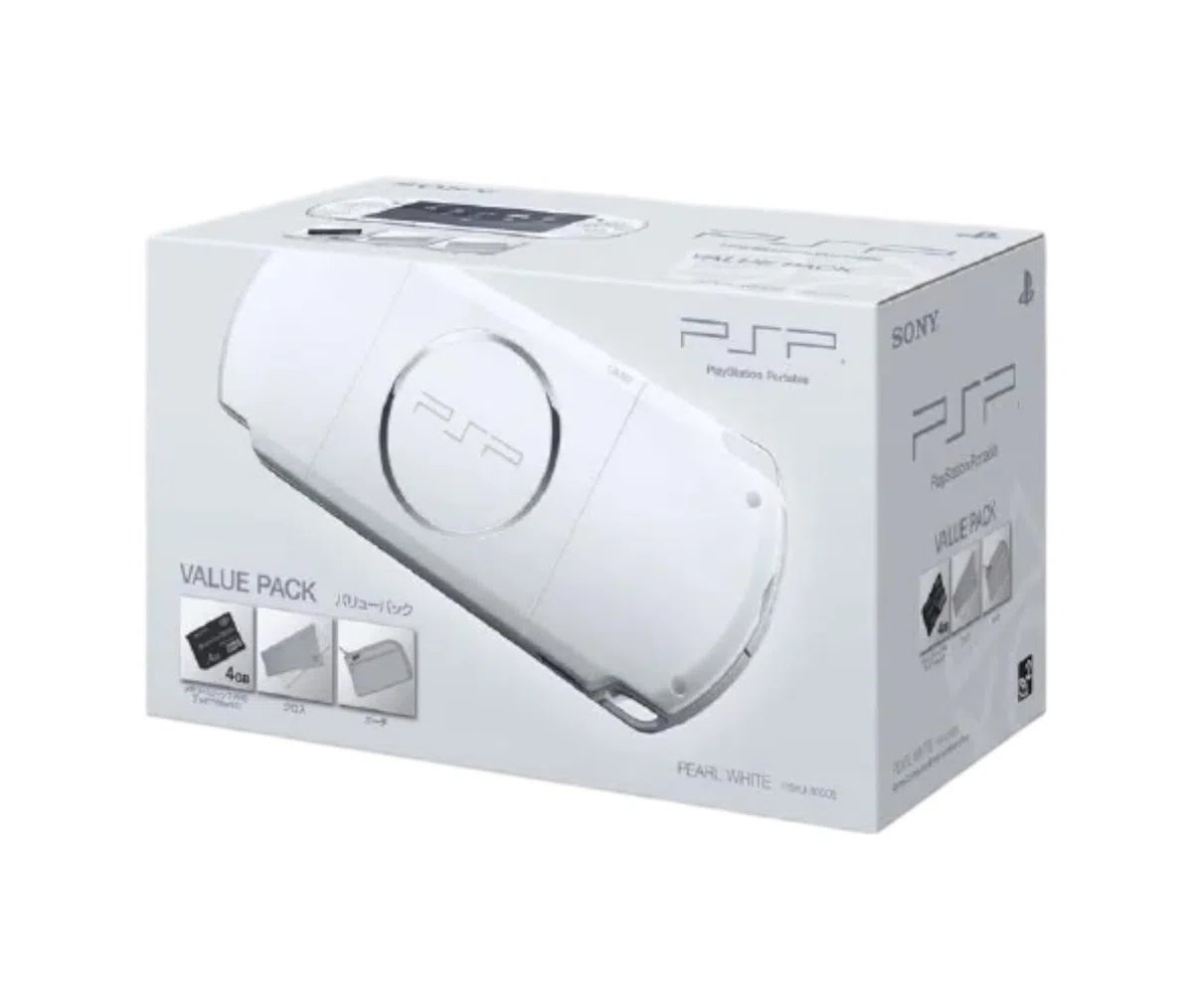 PSP「プレイステーション・ポータブル」 バリュー・パック パール・ホワイト (PSP-3000KPW) 【メーカー生産終了】