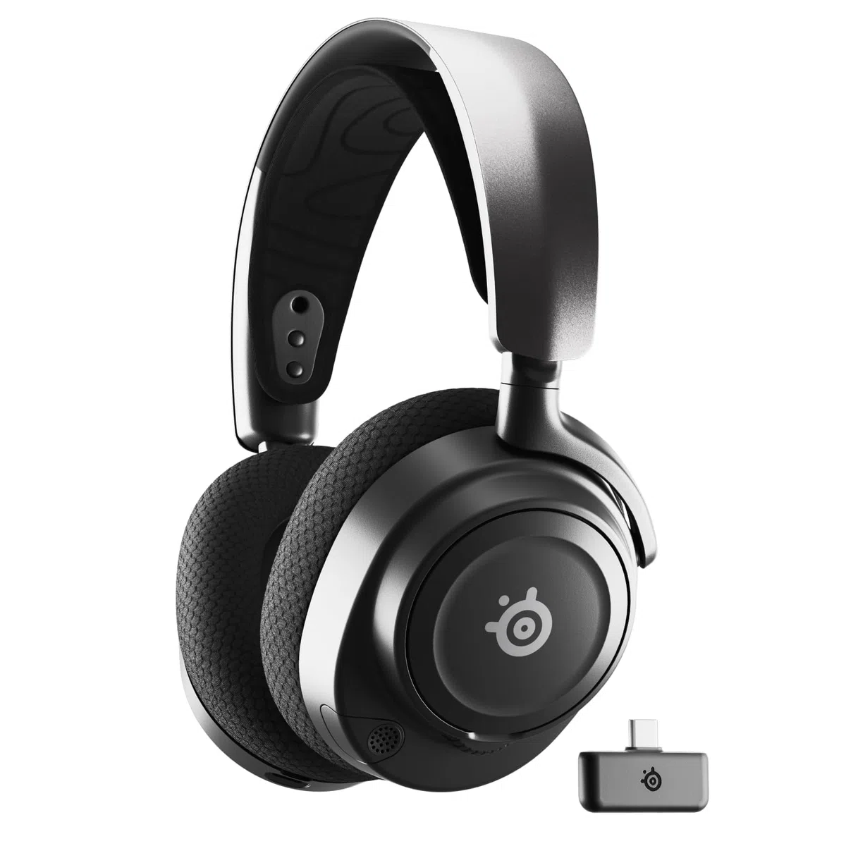 SteelSeries Arctis Nova 7- Casque Gaming Sans Fil multiplateforme- Haut-parleurs magnétiques en néodyme- Bluetooth et 2.4GHz simultanés- Autonomie 38h- Micro ClearCast Gen2 IA- PC,PS5,Switch,VR,Mobile