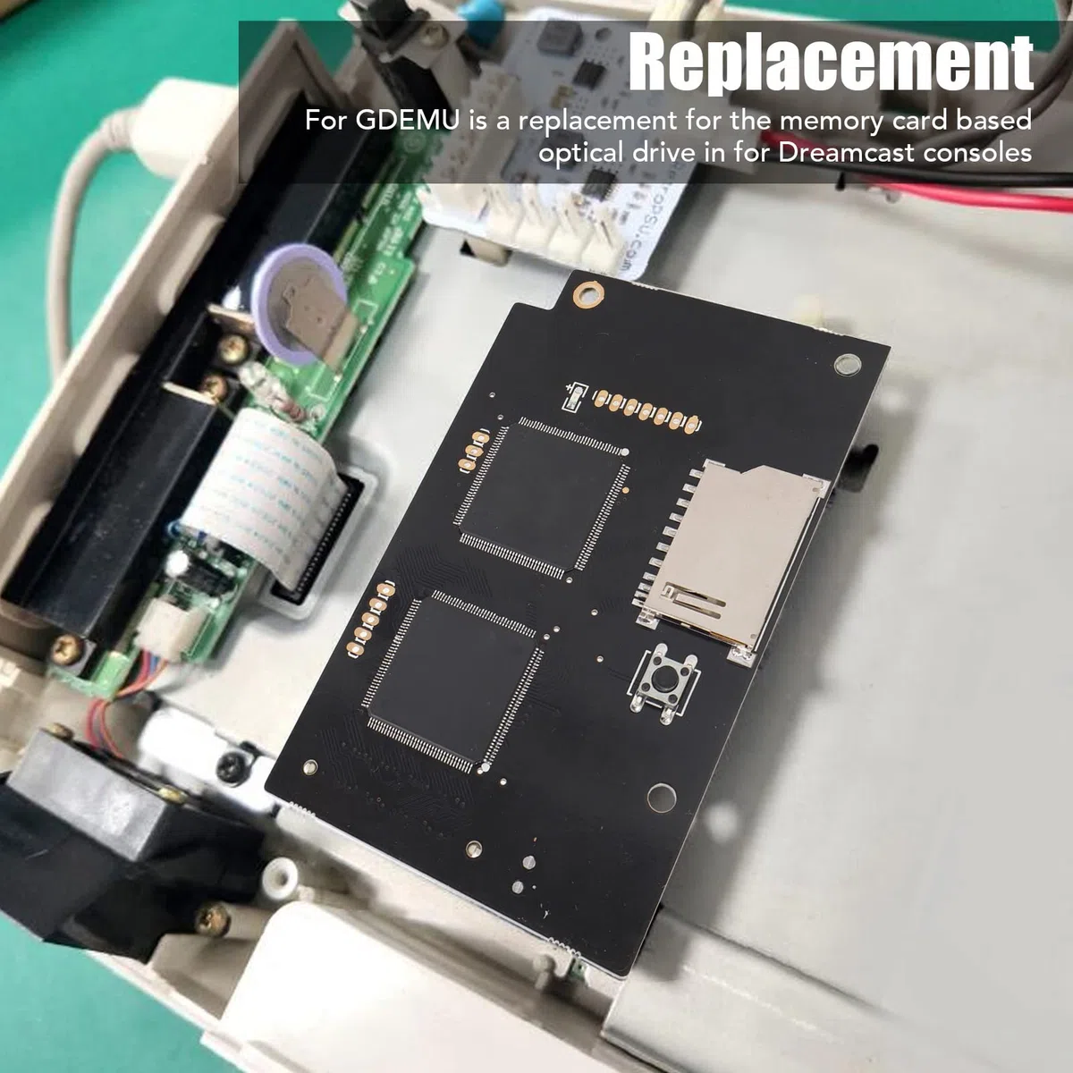 Carte de simulation de lecteur optique GDEMU V5.15b pour console SEGAs Dreamcast VA1, kit de montage de carte de stockage à distance de disque intégré, fonctionne parfaitement