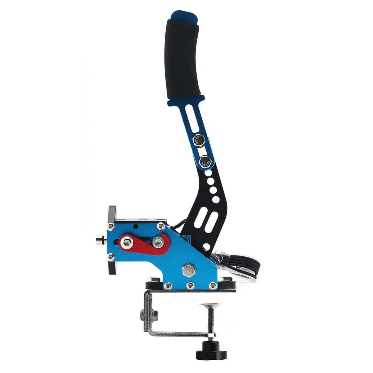 muge racing FANATECOSW LFS DIRT RALLY.2 Frein à main USB 64 bits PC USB avec pince pour jeux de course SIM Logitech G27 G25 G29 T500 T300 FANATECOSW LFS DIRT RALLY.2 Bleu