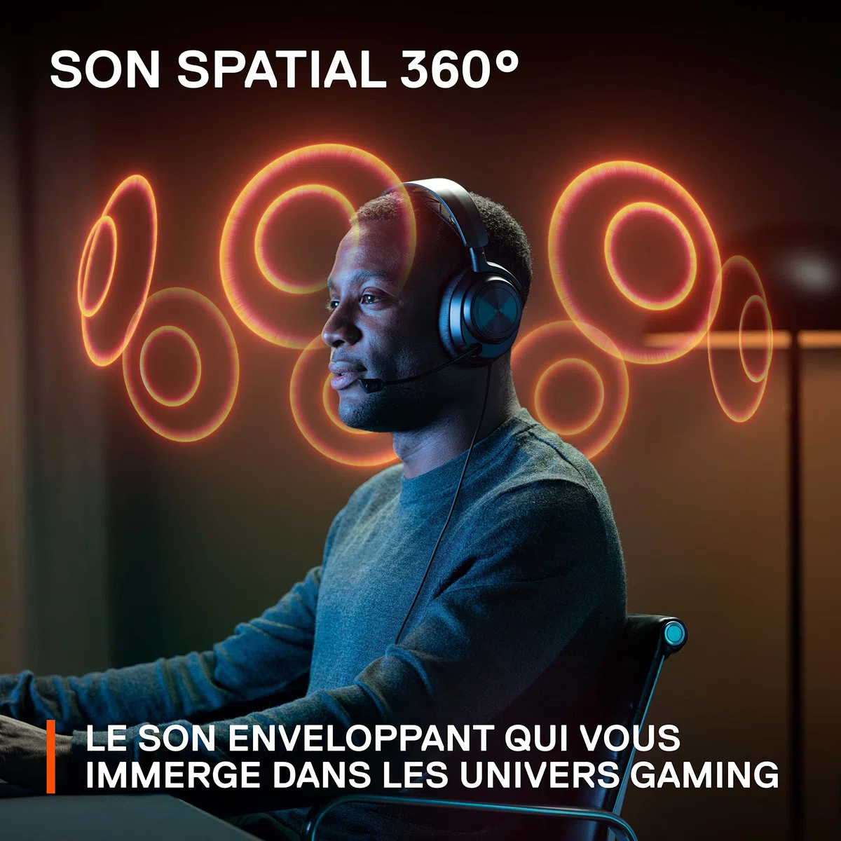 SteelSeries Arctis Nova Pro - Casque Gaming Multi-système - Son Hi-Res - Son Spatial 360° & QcK - Tapis de Souris de Jeu en Tissu - Surface Exclusive Micro tissée