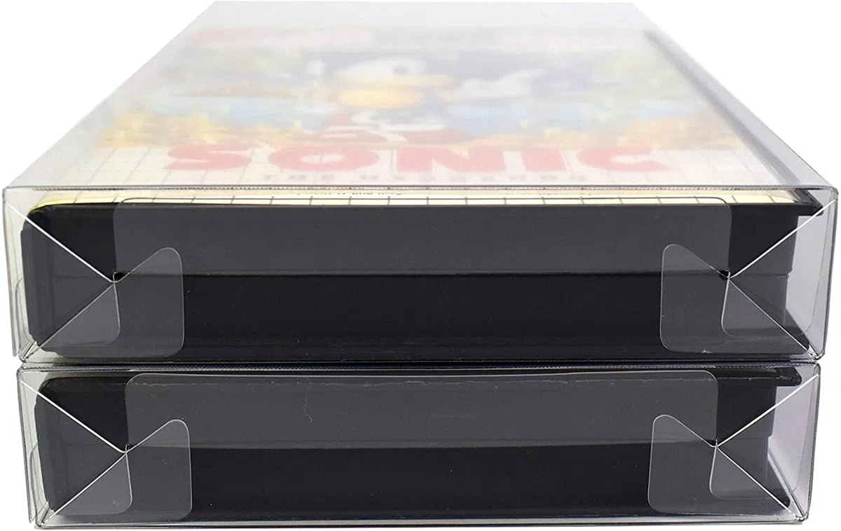 Link-e : 10 X Boitier de Protection Plastique pour Boite de Jeu Compatible avec Console SEGA Megadrive - Genesis et Master System