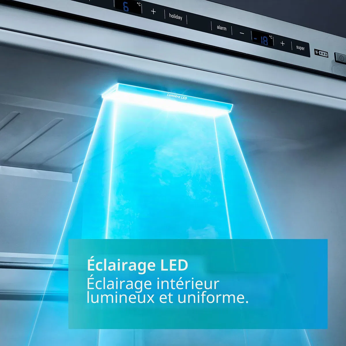 Siemens iQ500 GS51NUWDP congélateur Autoportante 290 L D Blanc
