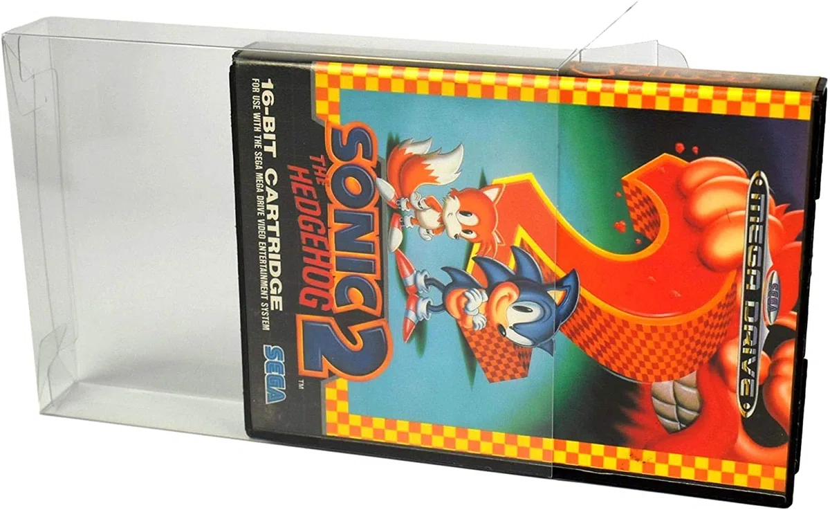 Link-e : 10 X Boitier de Protection Plastique pour Boite de Jeu Compatible avec Console SEGA Megadrive - Genesis et Master System