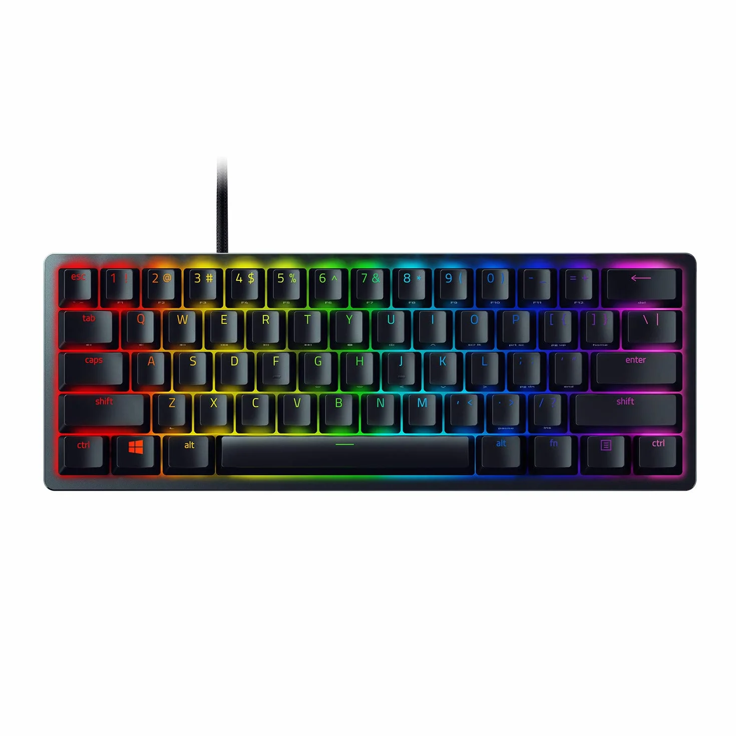 Razer Huntsman Mini Gaming Keyboard Optical Red Switches RGB US-Layout ISO