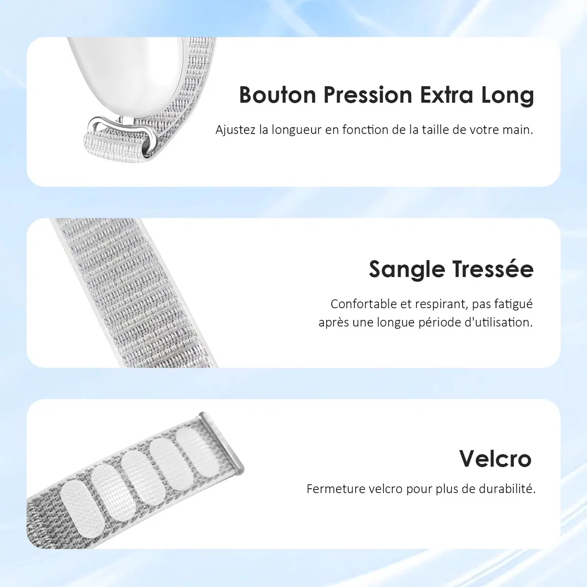 VR Sangles de Contrôleur Antidérapantes avec Sangles D'articulation Réglables pour Quest 3S pour Quest 3 Couvercle de Poignées de Contrôleur pour Quest 3S/3 Accessoires