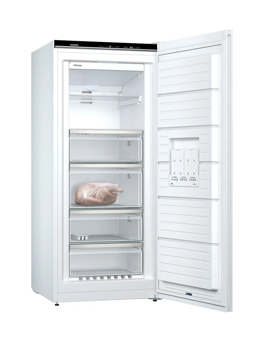 Siemens iQ500 GS51NUWDP congélateur Autoportante 290 L D Blanc