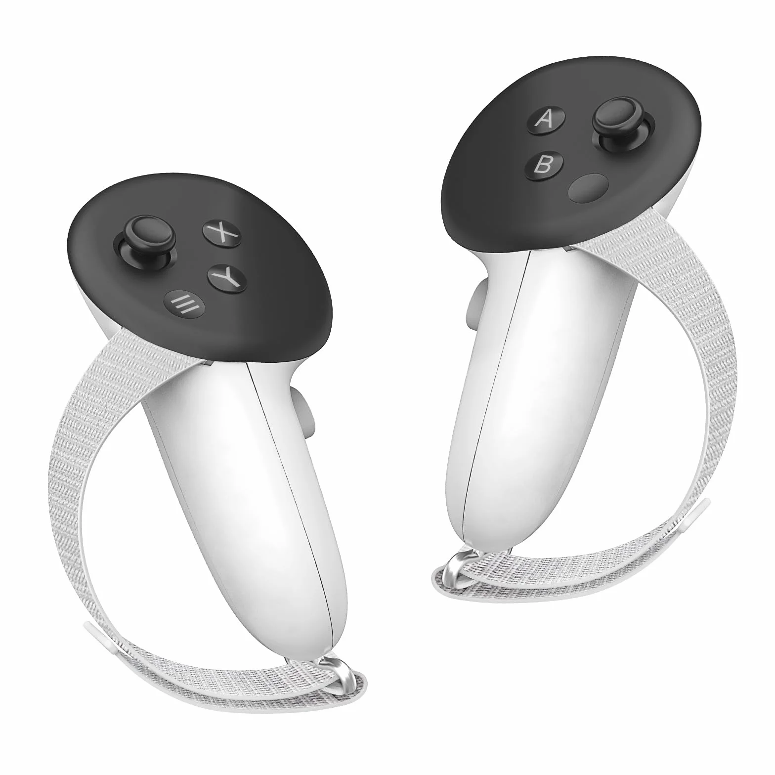 VR Sangles de Contrôleur Antidérapantes avec Sangles D'articulation Réglables pour Quest 3S pour Quest 3 Couvercle de Poignées de Contrôleur pour Quest 3S/3 Accessoires