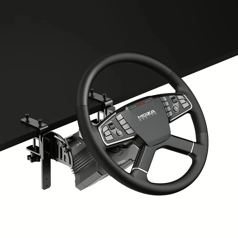 MOZA R5 Truck Driving Simulator Volant PC Direct Drive 5,5 Nm avec Pédales