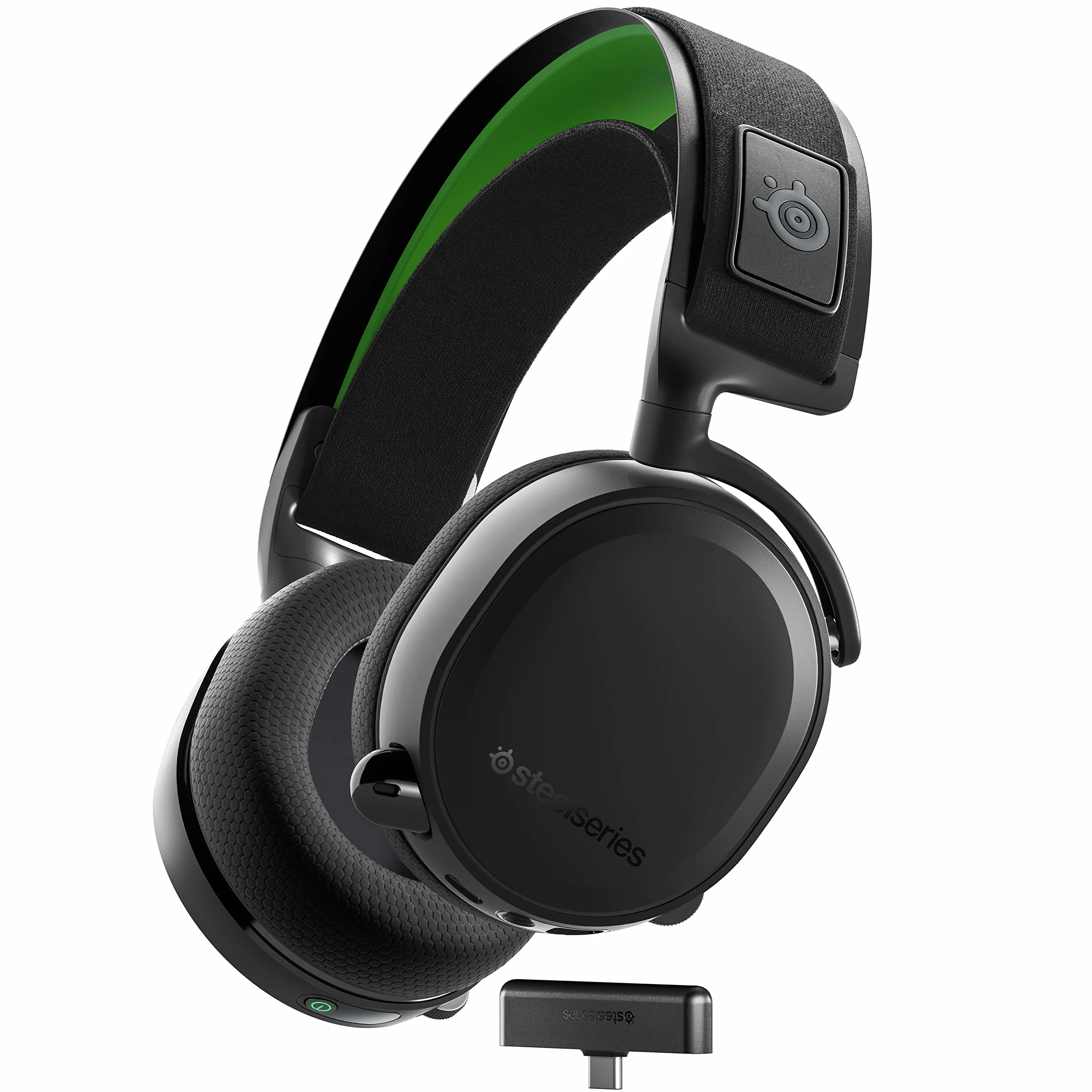 SteelSeries Arctis 7X+ - Casque Gaming sans Fil - sans Perte 2,4 GHz - 30 Heures d’autonomie de la Batterie - USB-C - pour Xbox, PC, PS5, PS4, Mac, Android et Switch