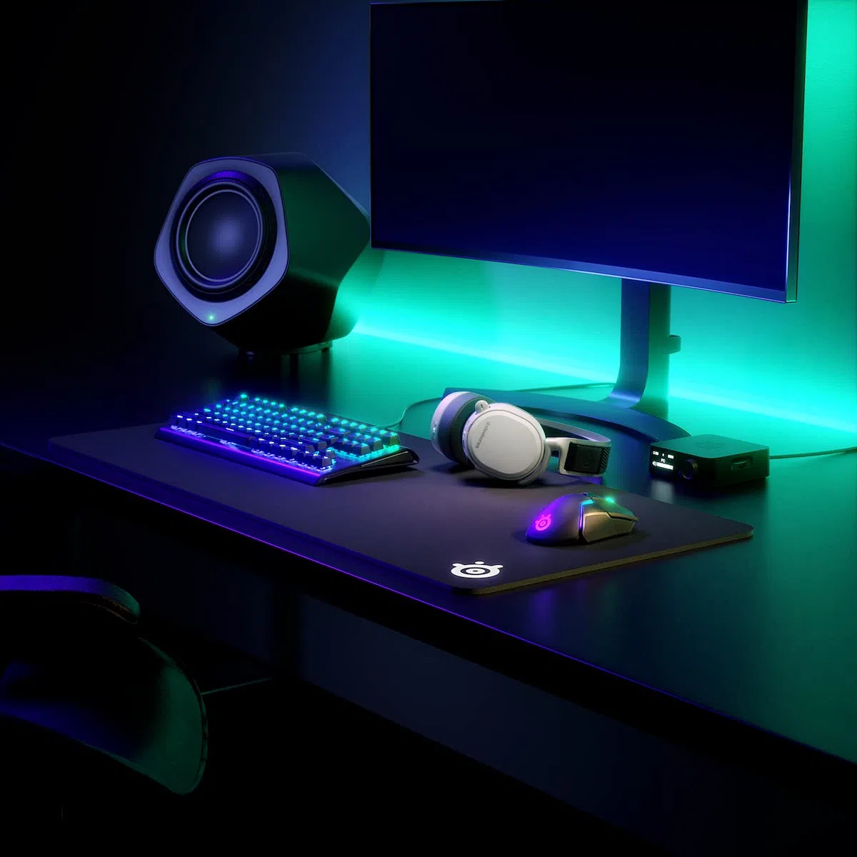 SteelSeries Arctis Pro Wireless - Casque Gaming - Pilotes d’enceintes haute résolution - Sans fil double (2,4 G & Bluetooth) - Système à batteries doubles - Blanc