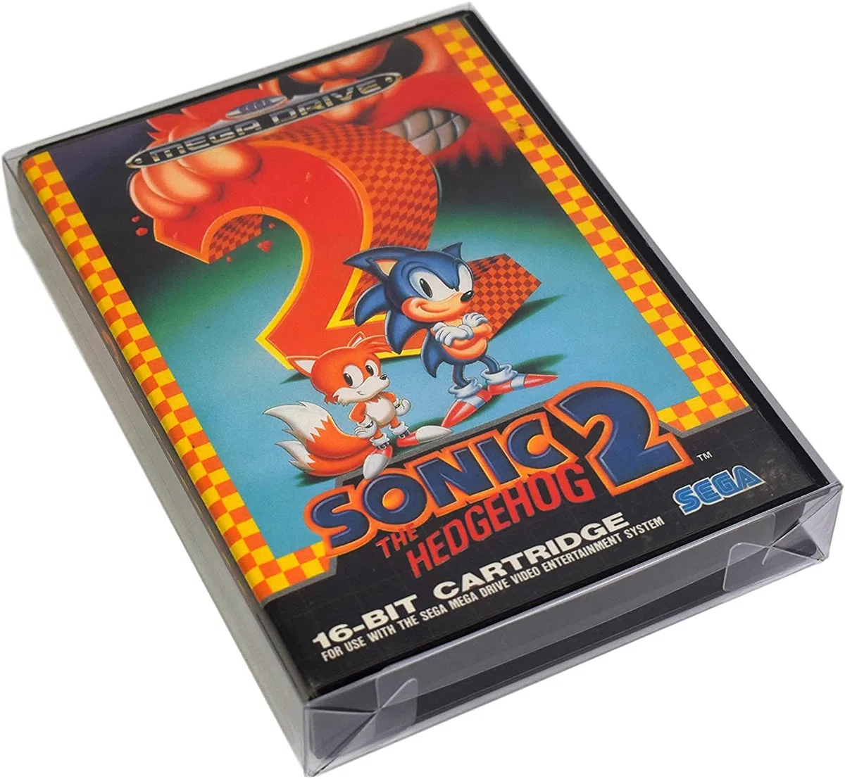 Link-e : 10 X Boitier de Protection Plastique pour Boite de Jeu Compatible avec Console SEGA Megadrive - Genesis et Master System