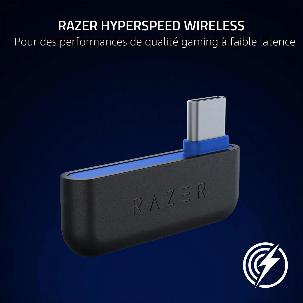 Razer Kaira Pro HyperSpeed Casque de jeu sans fil Haptics pour Playstation 5/PS5, PS4, PC, mobile : pilotes titane 50 mm – Micro hybride – Bluetooth à faible latence – Batterie de 30 heures – Blanc et