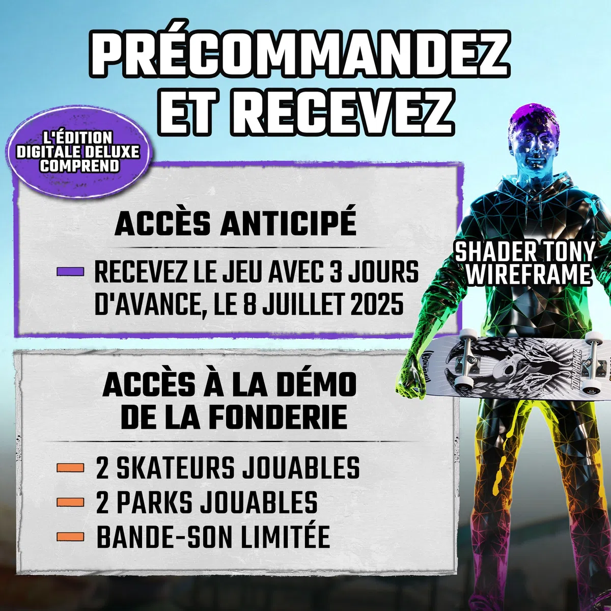 Tony Hawk's Pro Skater 3 + 4 Digital Deluxe Upgrade │ Xbox One/Series X│S & Windows - Code jeu à télécharger