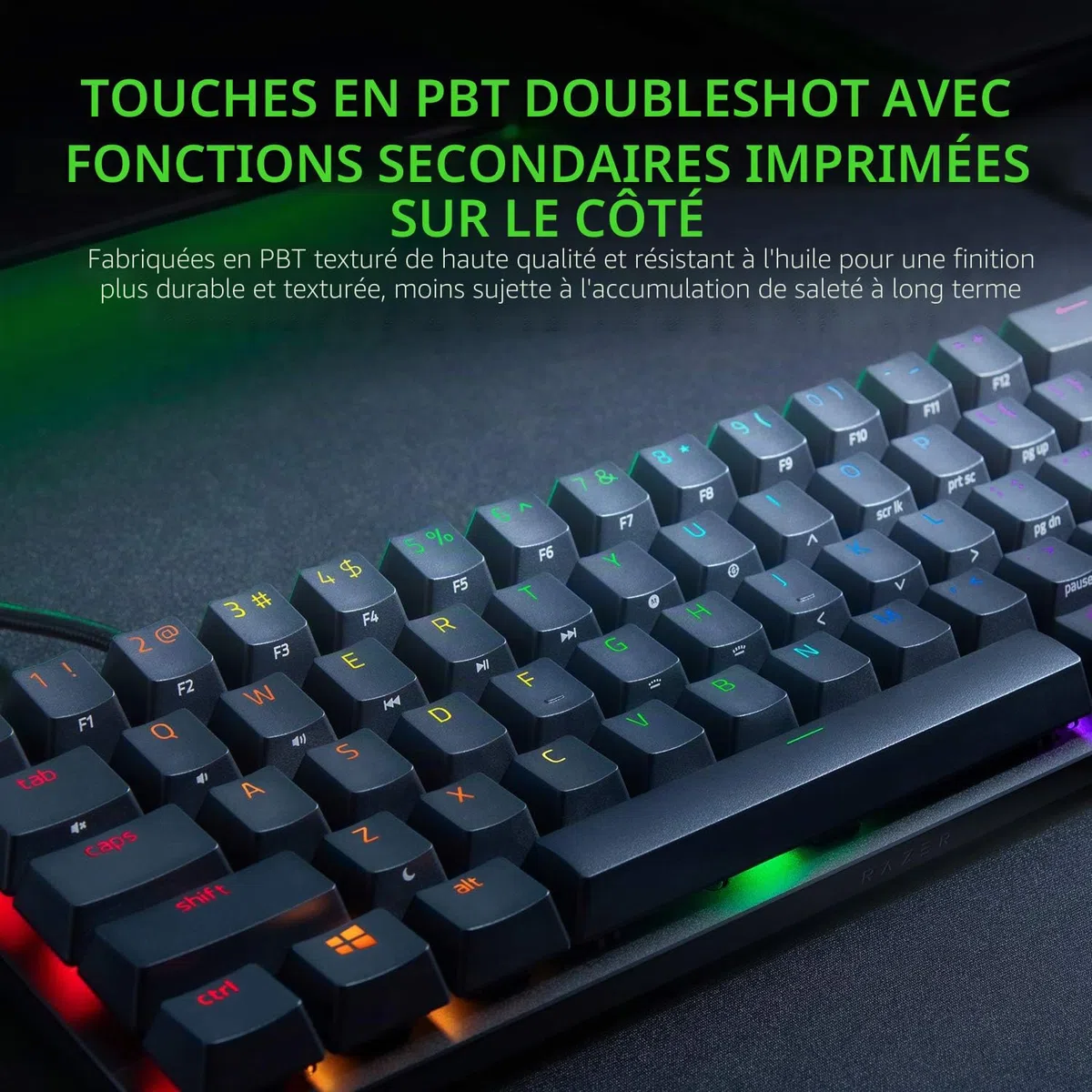 Razer Huntsman Mini Gaming Keyboard Optical Red Switches RGB US-Layout ISO