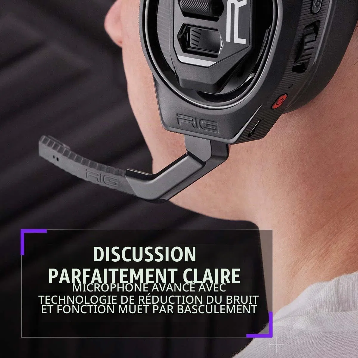 Casque Gaming et sa Station de Base Bluetooth, Connexion de 2,4 GHz autonomie 60 Heures Officiel PlayStation 5 Compatible PC RIG900