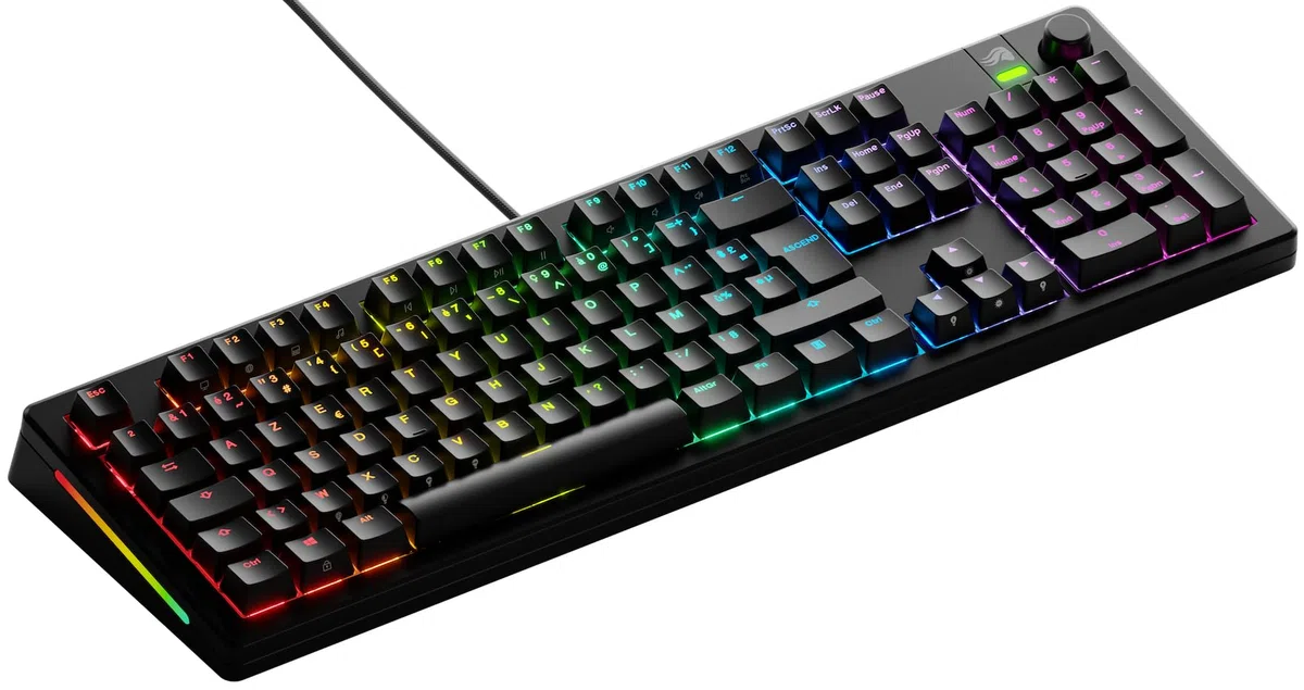 GLORIOUS Gaming GMMK 3 : Clavier Gaming mécanique Full Size 100%, Joints modulaires, doubleshot PBT, Plaque de Commutation alu, switches 3-5 Broches (Hot Swap), française AZERTY - Noir - USB-C Wired