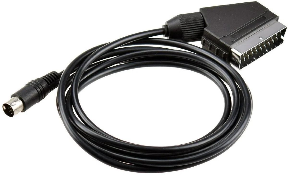CHILDMORY Câble péritel AV RGB 1,8 m pour Genesis Megadrive 2