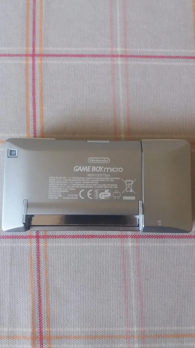 GAME BOY MICRO SILVER GBA*DEL*