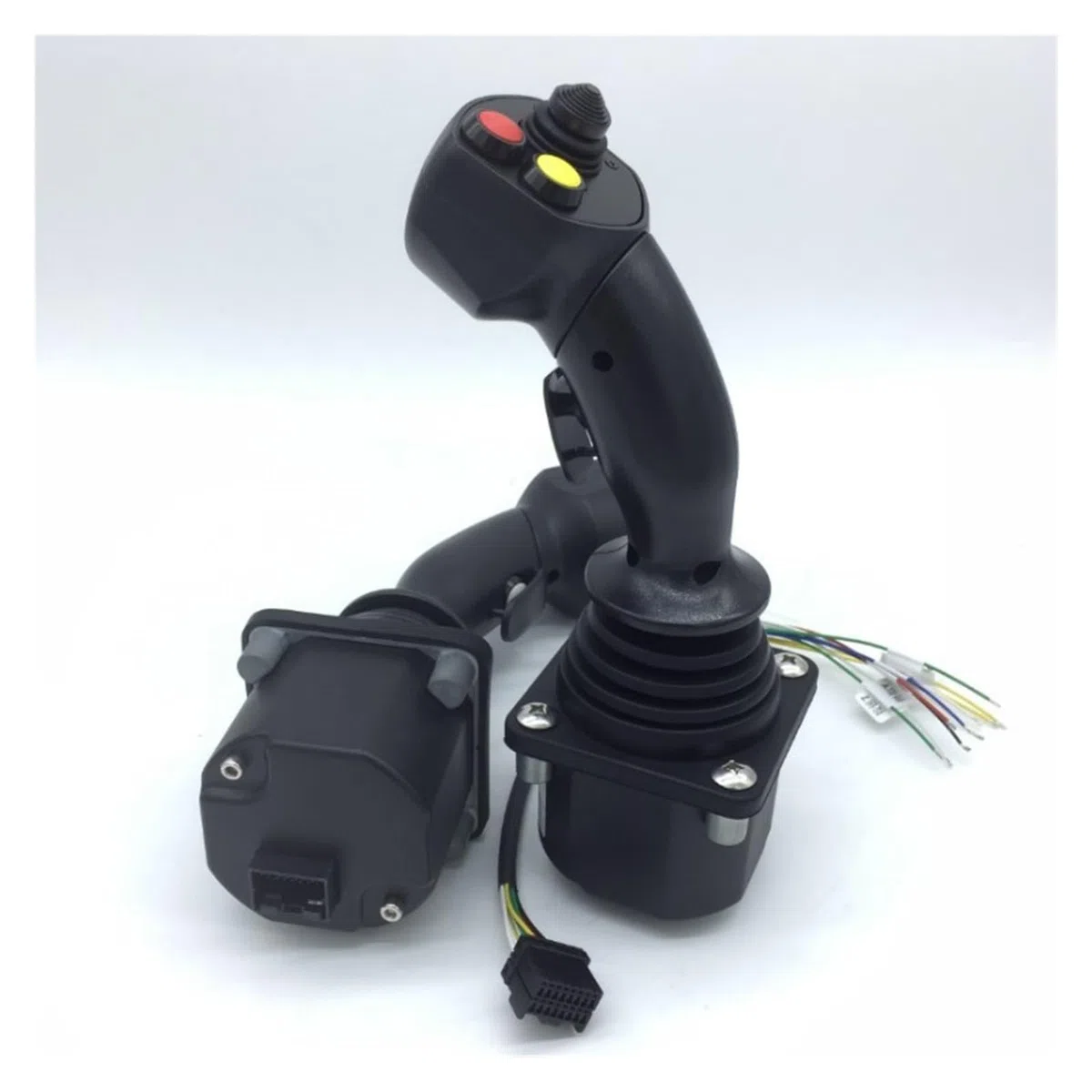 60A-2M2 Hall Rocker, Joystick for Machines agricoles, Levier de Commande Industriel à Quatre s for Machines d'ingénierie(12-24V Output Can)