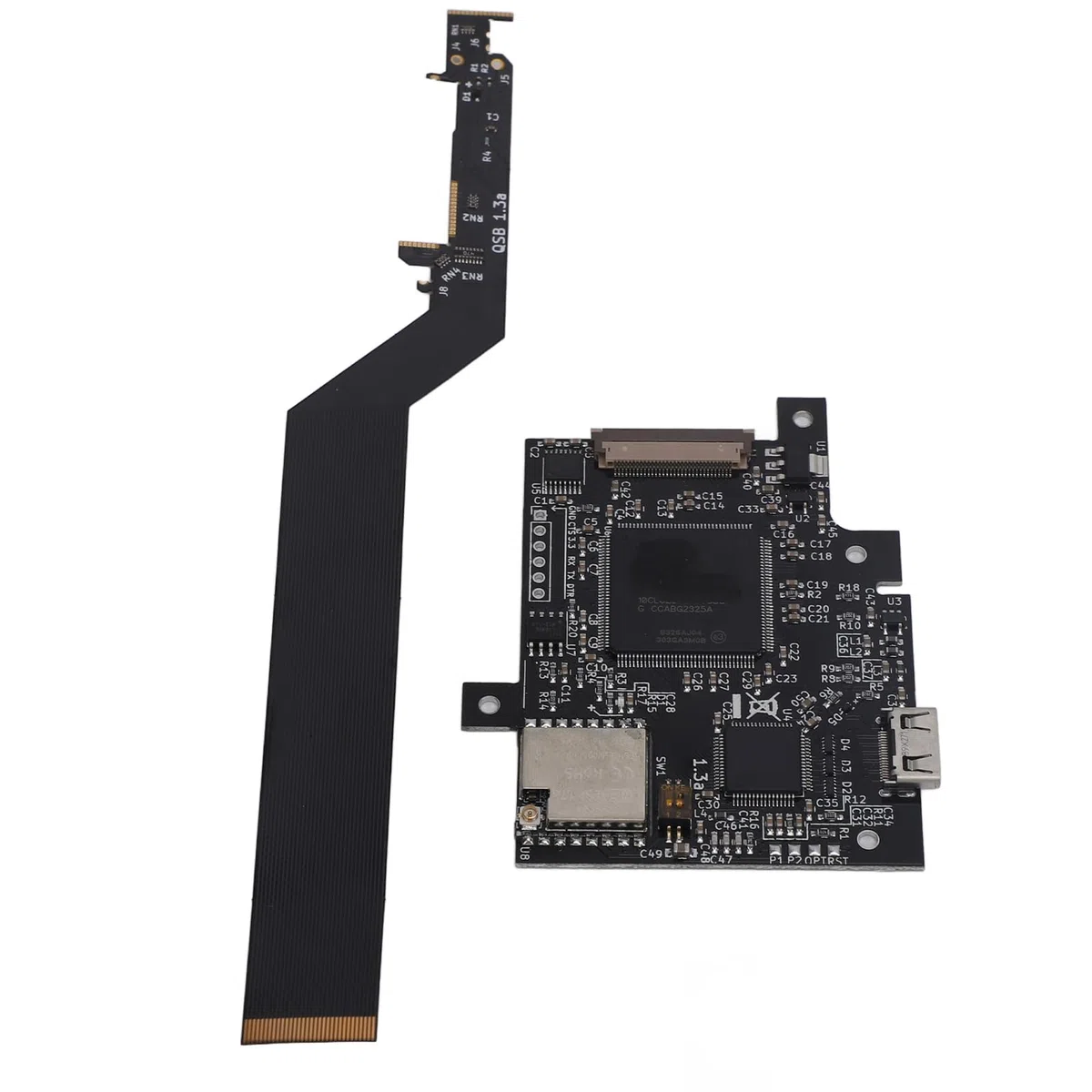 Sxhlseller Kit D'interface Multimédia DC HD pour Console Dreamcast, Compatible VA0 VA1, Puce DC de Sortie HD 1080P, Mise à Jour WiFi, Réinitialisation du Jeu, pour Machine de Jeu Dreamcast