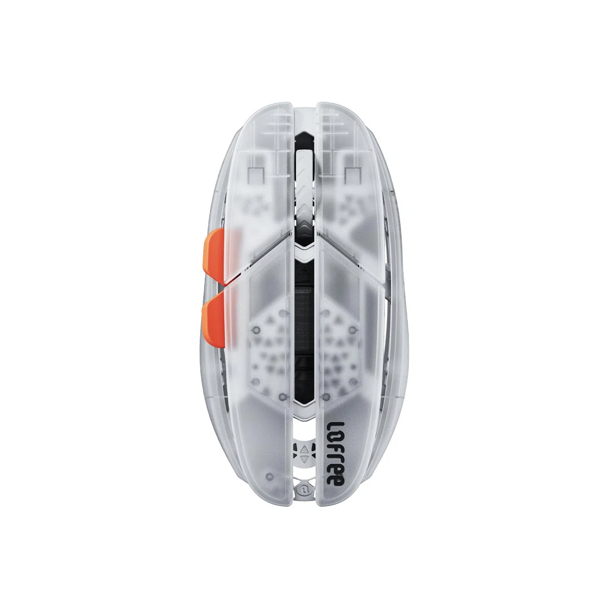 LOFREE Hypace Souris de jeu sans fil ultra légère, 47 g, capteur PAW3395, 40 K DPI, taux de polling 8K, cadre en alliage Mg, trois modes (Bluetooth/2,4 GHz/filaire), batterie de 100 heures pour PC/Mac