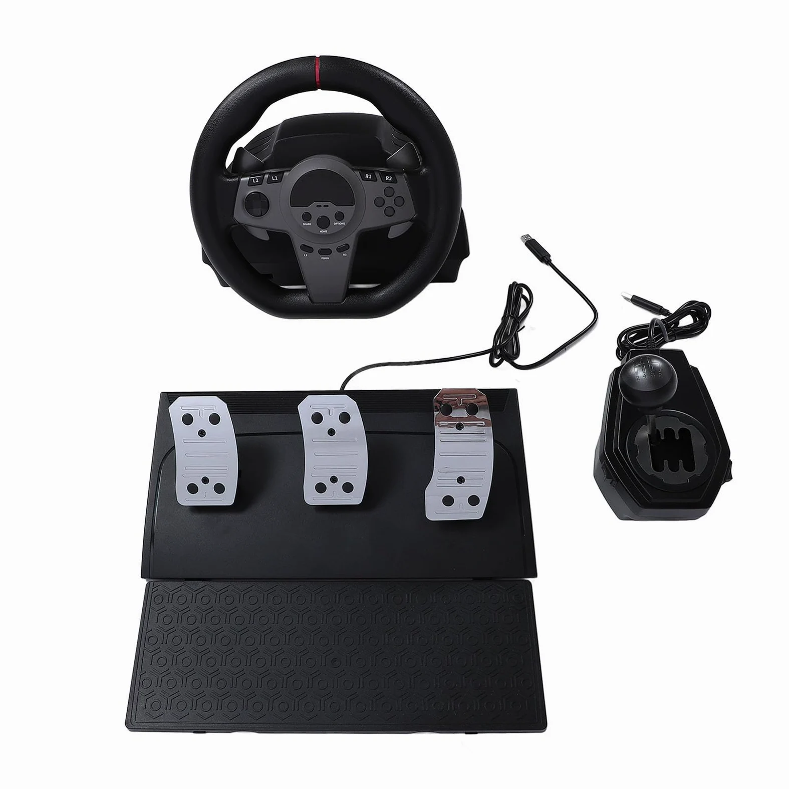 Dioche Volant de Jeu de Course avec P dale de Changement de Vitesse Retour LED Dynamique 270 pour Exp rience Immersive sur PC