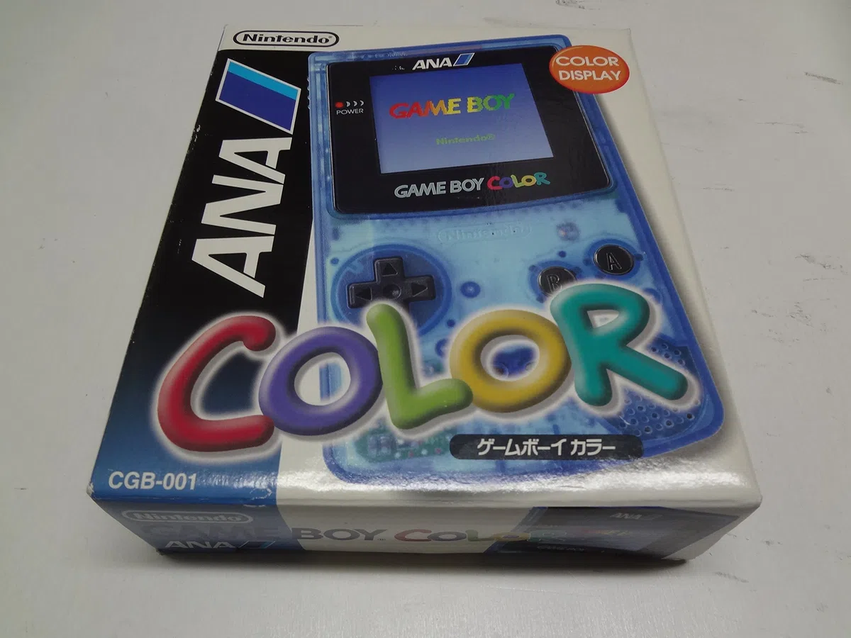 ゲームボーイカラー本体　ＡＮＡ　限定版　任天堂　/　Game Boy Color System ANA Limited Edition Nintendo