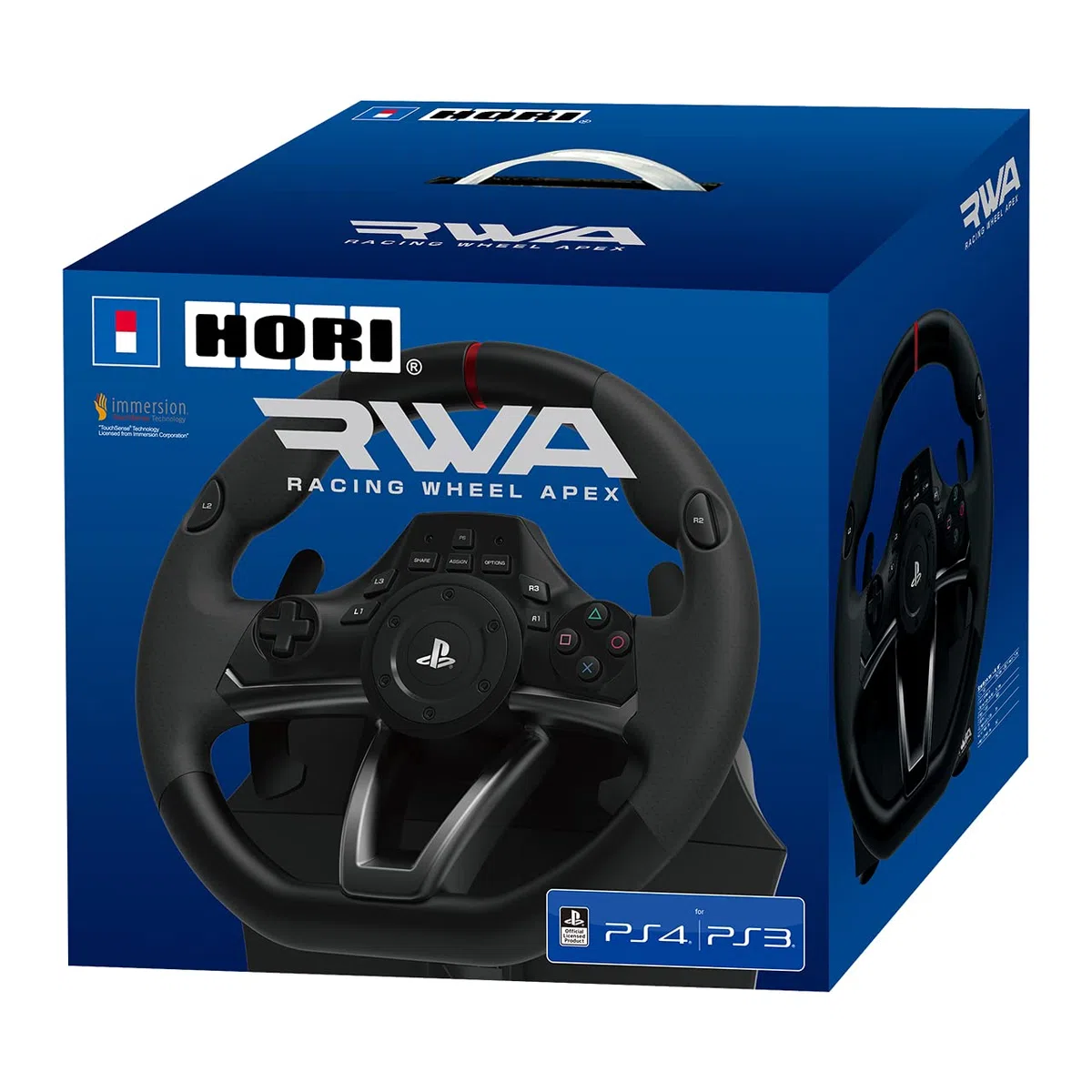Hori USB Volant de course Apex pour PS4/PS3/PC/Playstation 4