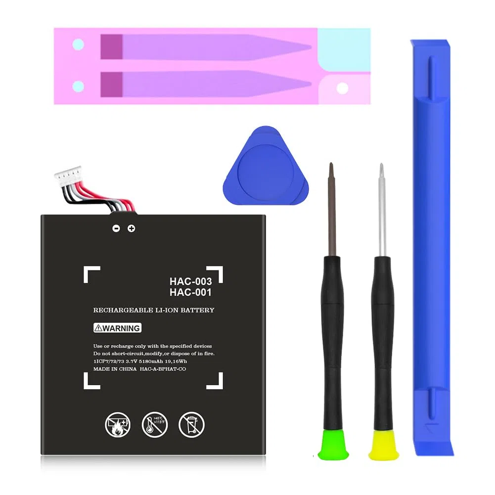 5180mAh Batterie HAC-003, Neu Batterie de Remplacement pour Nintendo Switch 2017 Console de Jeu HAC-001 HAC-A-BPHAT-C0 HAC-S-JP Batterie Interne